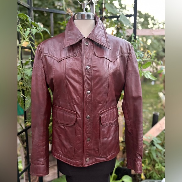 Prima Genuine Leather Jacket Size 40 = Large - Picture 6 of 12